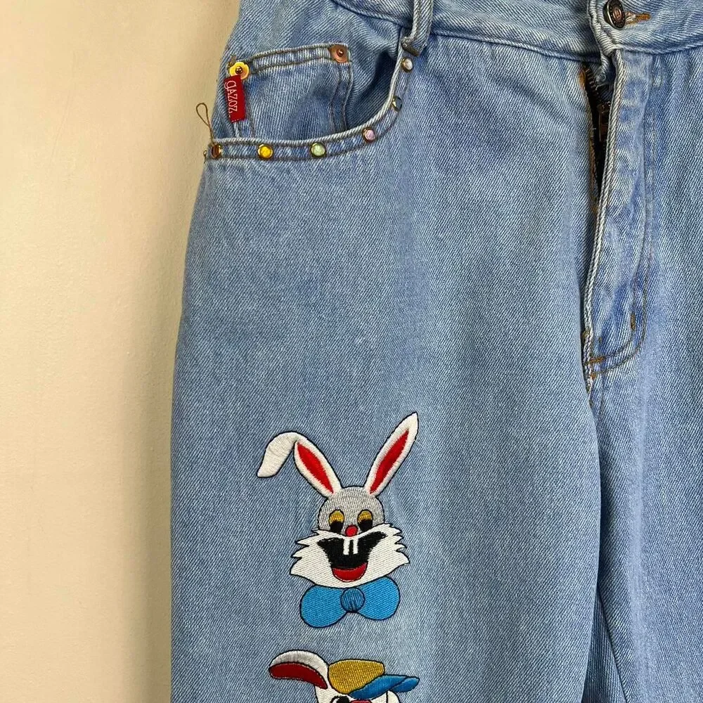 Vintage 80s Gazoz High Waisted Jeans Size 10
